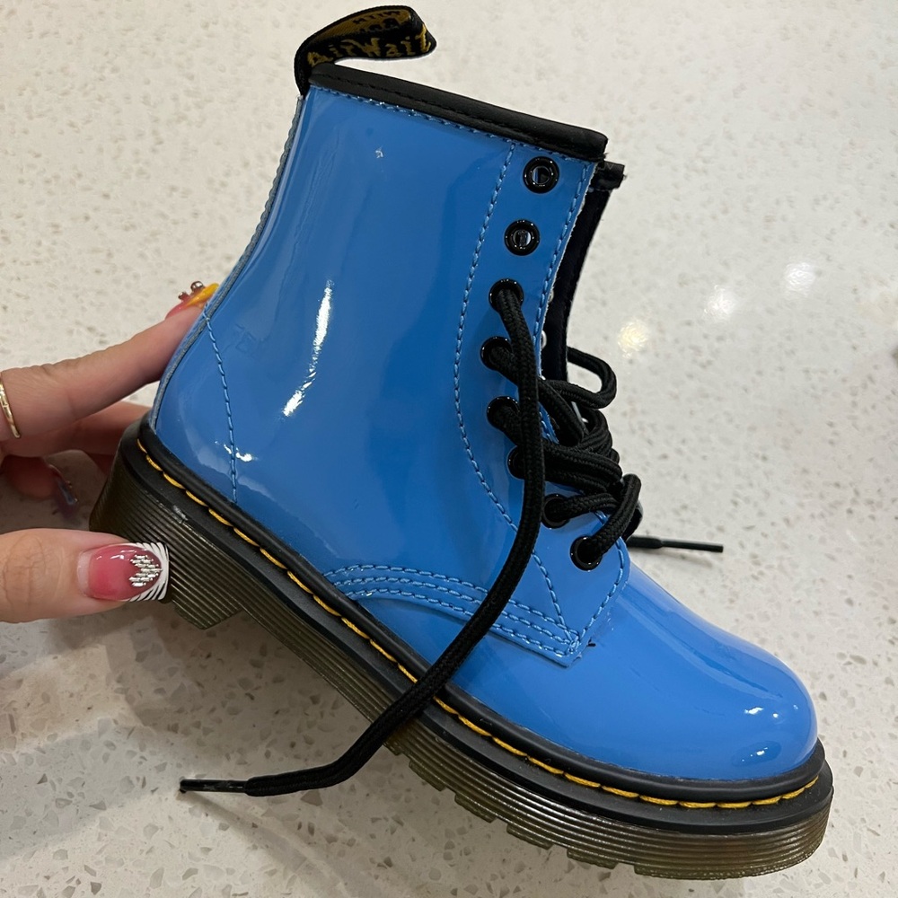 Dr. Martens Kids Blue Boots